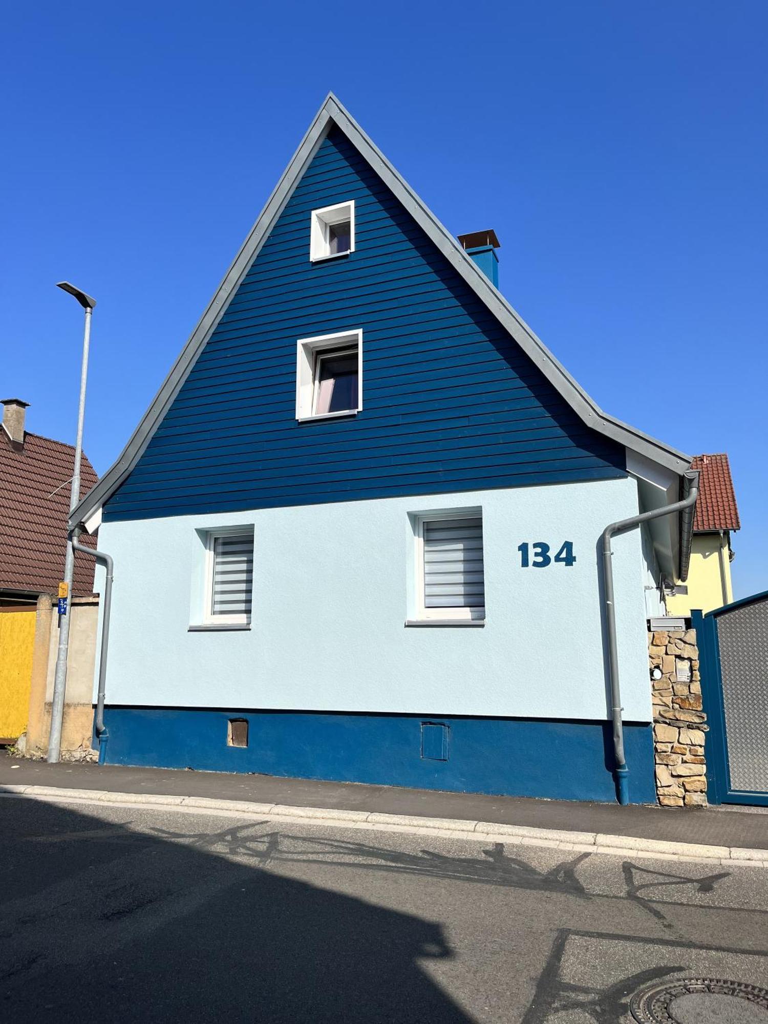 Ferienwohnung Blaues Haus Ubstadt-Weiher Ngoại thất bức ảnh